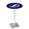 Holland Bar Stool Co 36" Chrome Tampa Bay Lightning Pub Table L217C3628TBLght - alternate 1
